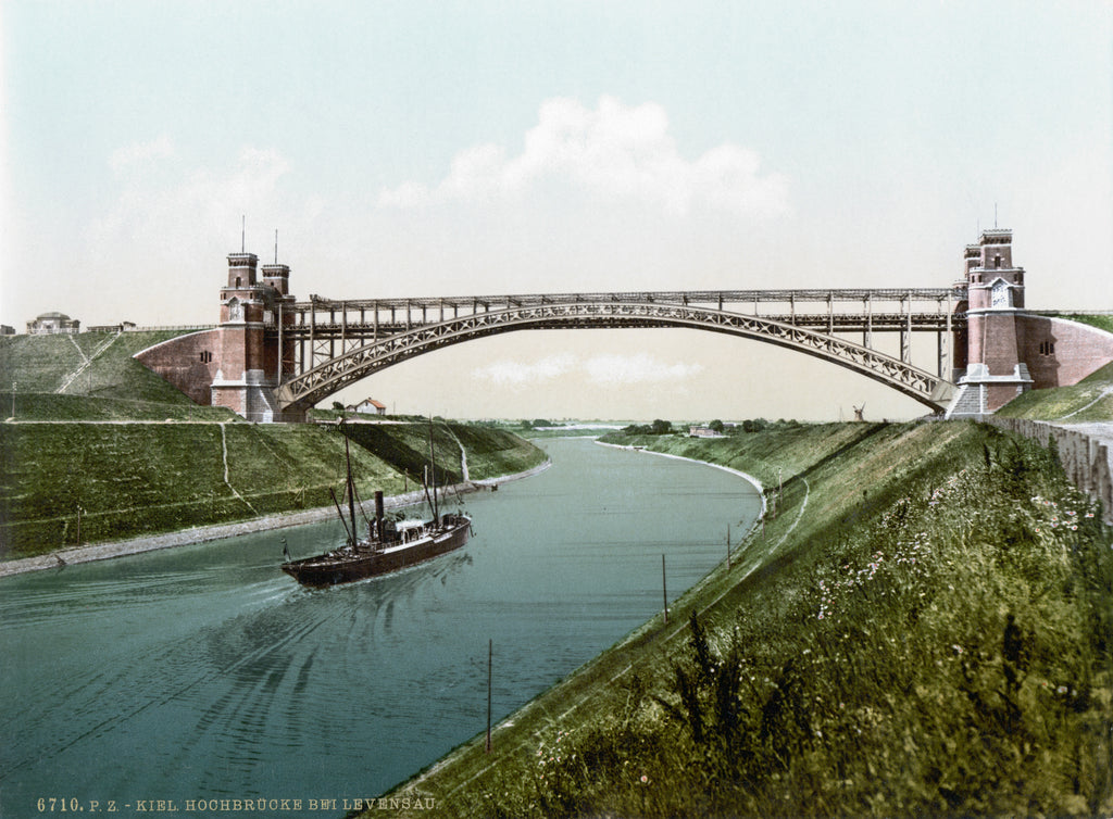 Levensauer Hochbrücke Kiel 1910