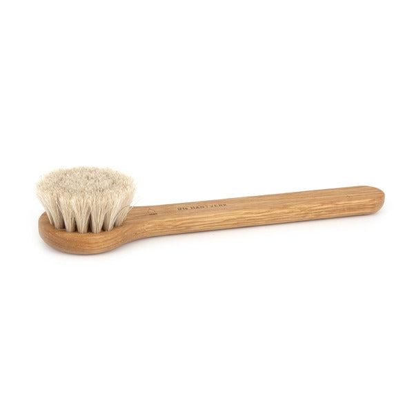 Swedish Long Handled Lovisa Bath Brush - Round Head - Horsehair - The  Foundry Home Goods