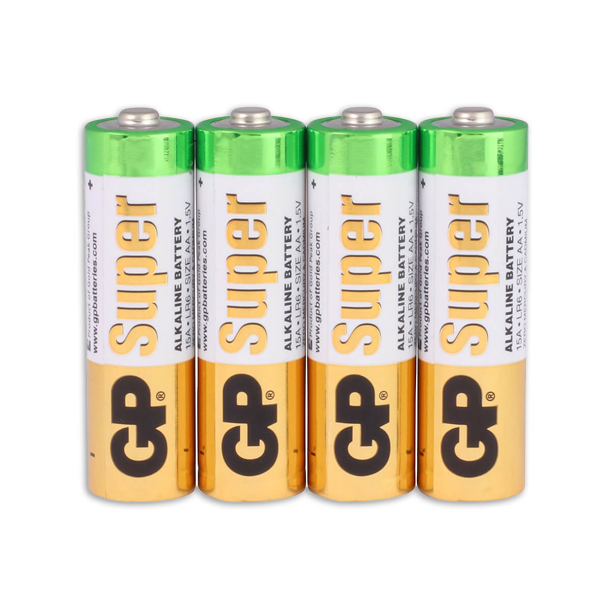 Super Alkaline AA batterier 4PK