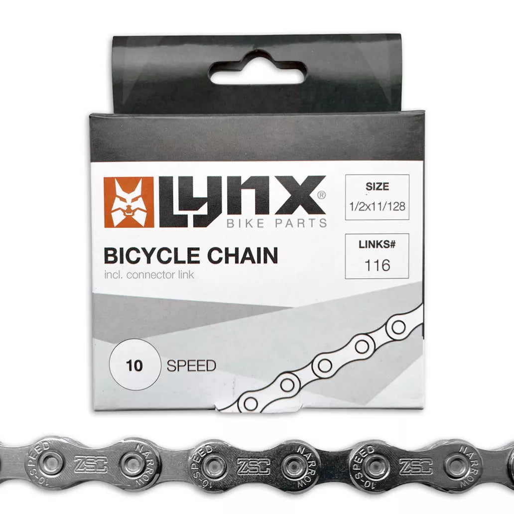 Se Lynx Cykel Kæde 10-speed (1/2 x 11/128) hos Cykelsadlen.DK
