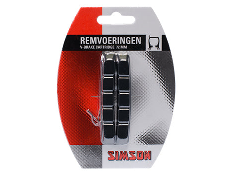 Billede af Simson Remblok V-Brake Cartridge Produktbeskrivelse