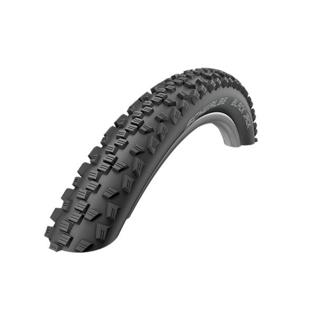 Se Schwalbe Black Jack - Tråddæk - 20x1,90 (47-406) hos Cykelsadlen.DK