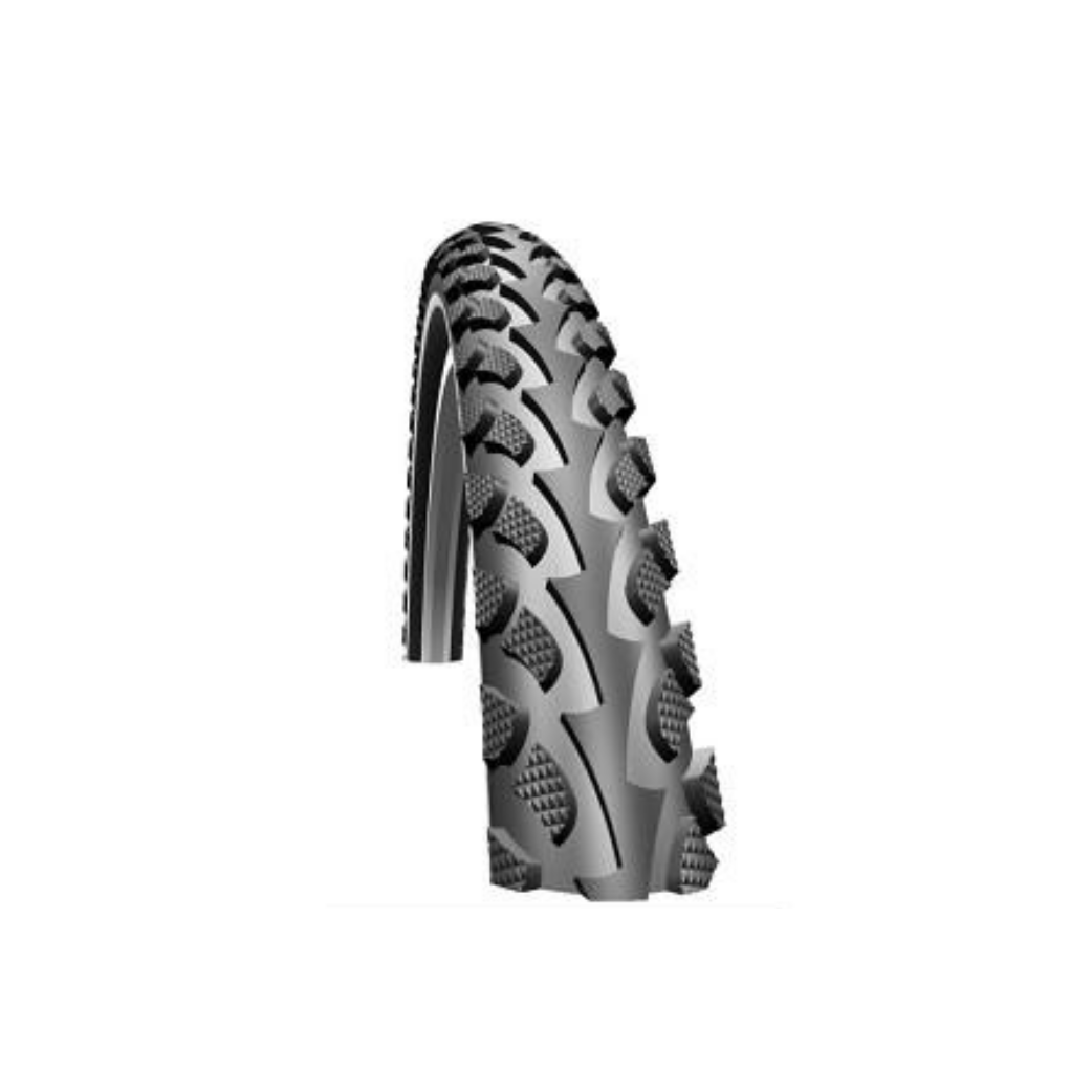 Se Schwalbe Land Cruiser Cykeldæk 26x1.90/2.00, ETRTO 50-559 hos Cykelsadlen.DK