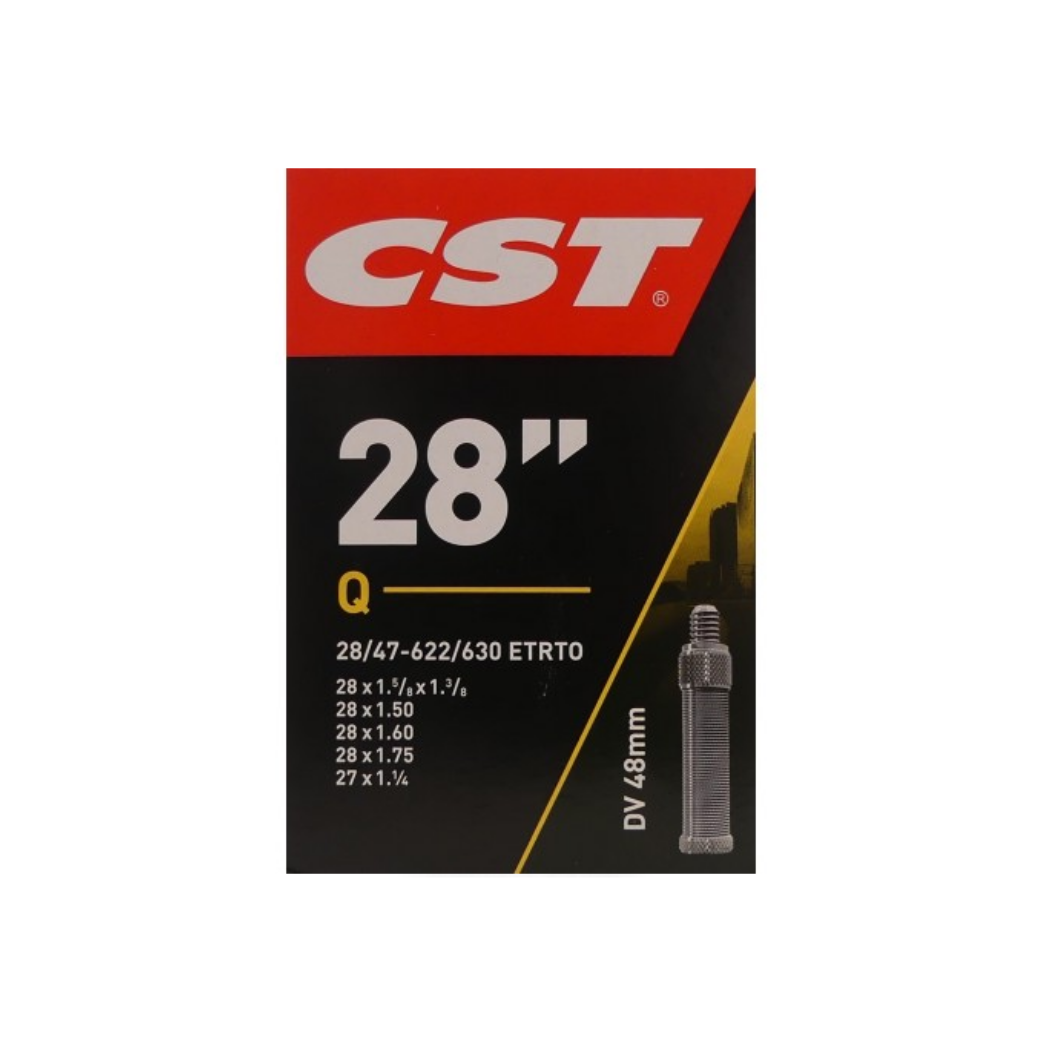 Se CST Indvendig Cykelslange 28x1 5/8x1 3/8 med Dunlop Ventil hos Cykelsadlen.DK