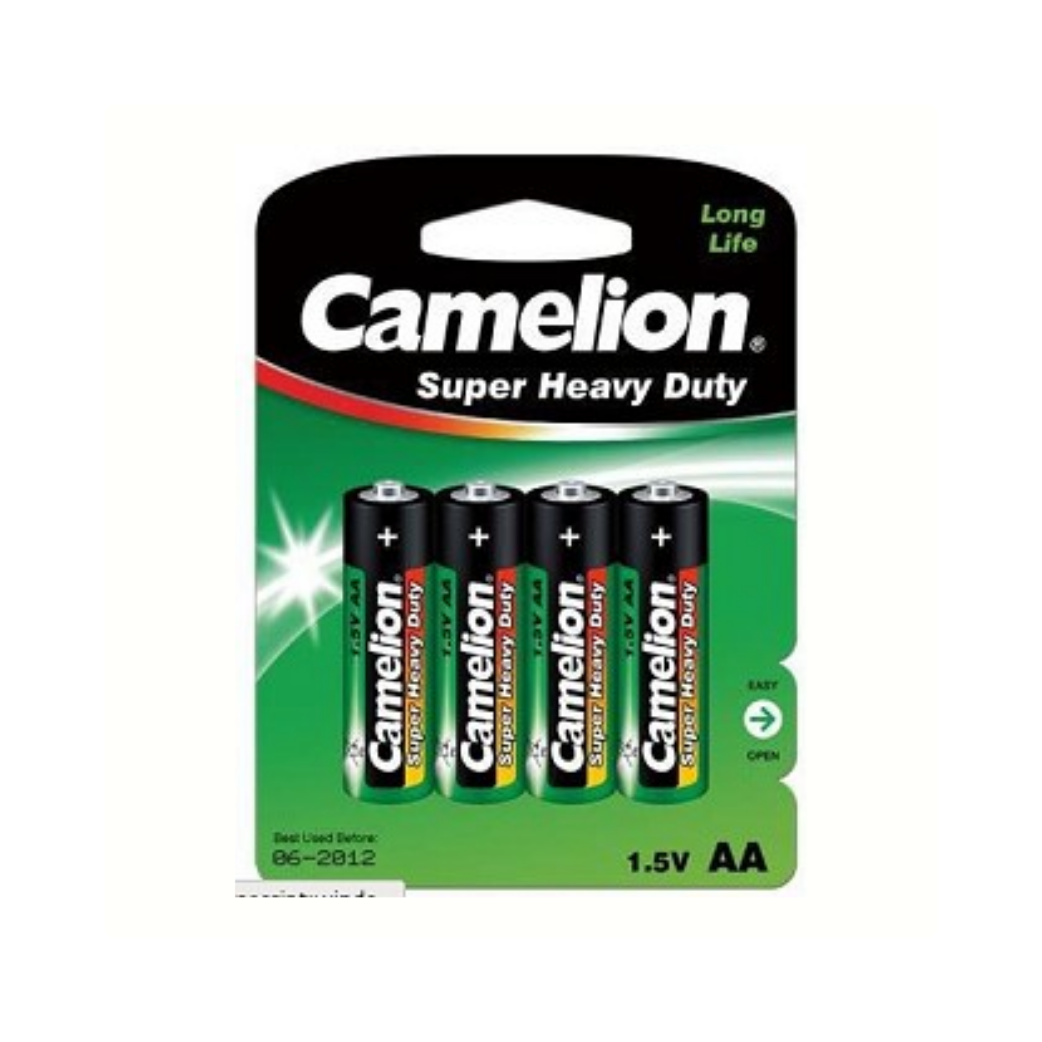 Se Camelion AA Zink-Karbonbatterier - 4 stk hos Cykelsadlen.DK