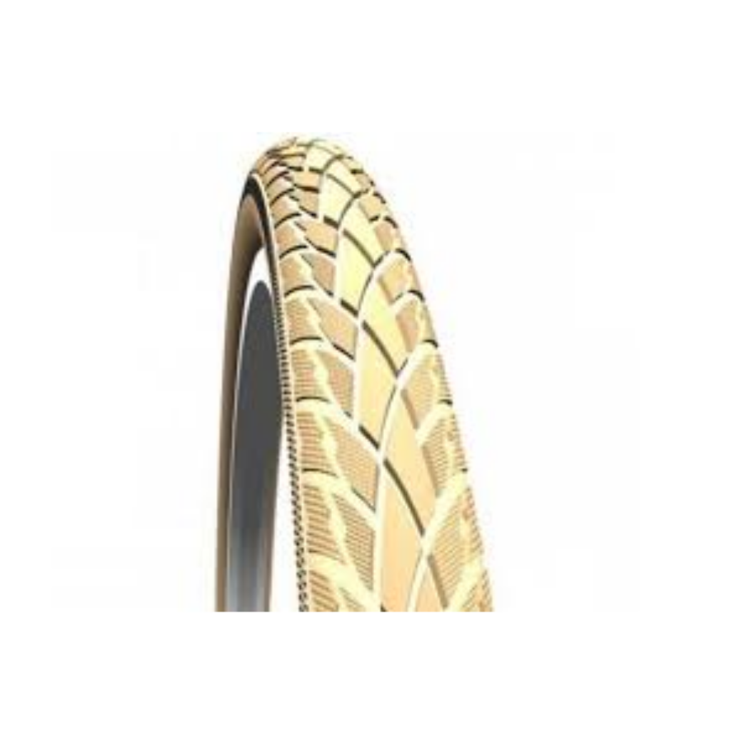 Se Schwalbe Road Cruiser 28x1.60 Cremefarvet Dæk hos Cykelsadlen.DK