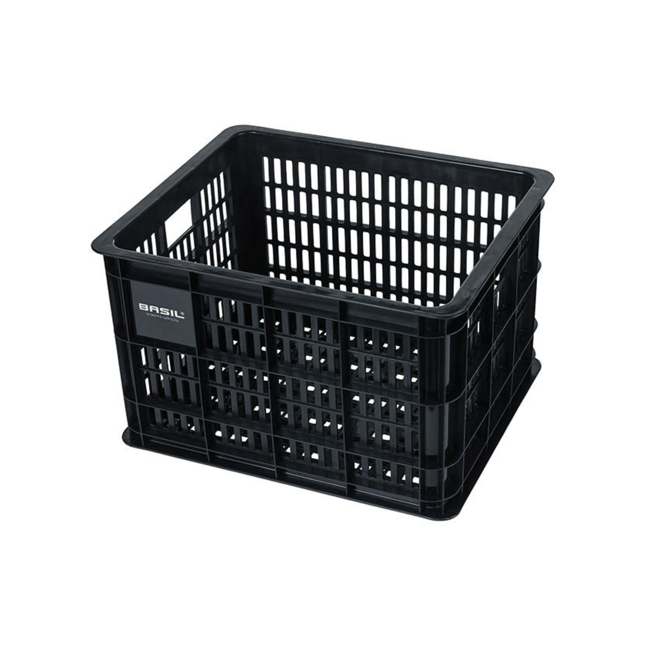 Billede af Basil Crate M - Sort Cykelkurv 29L