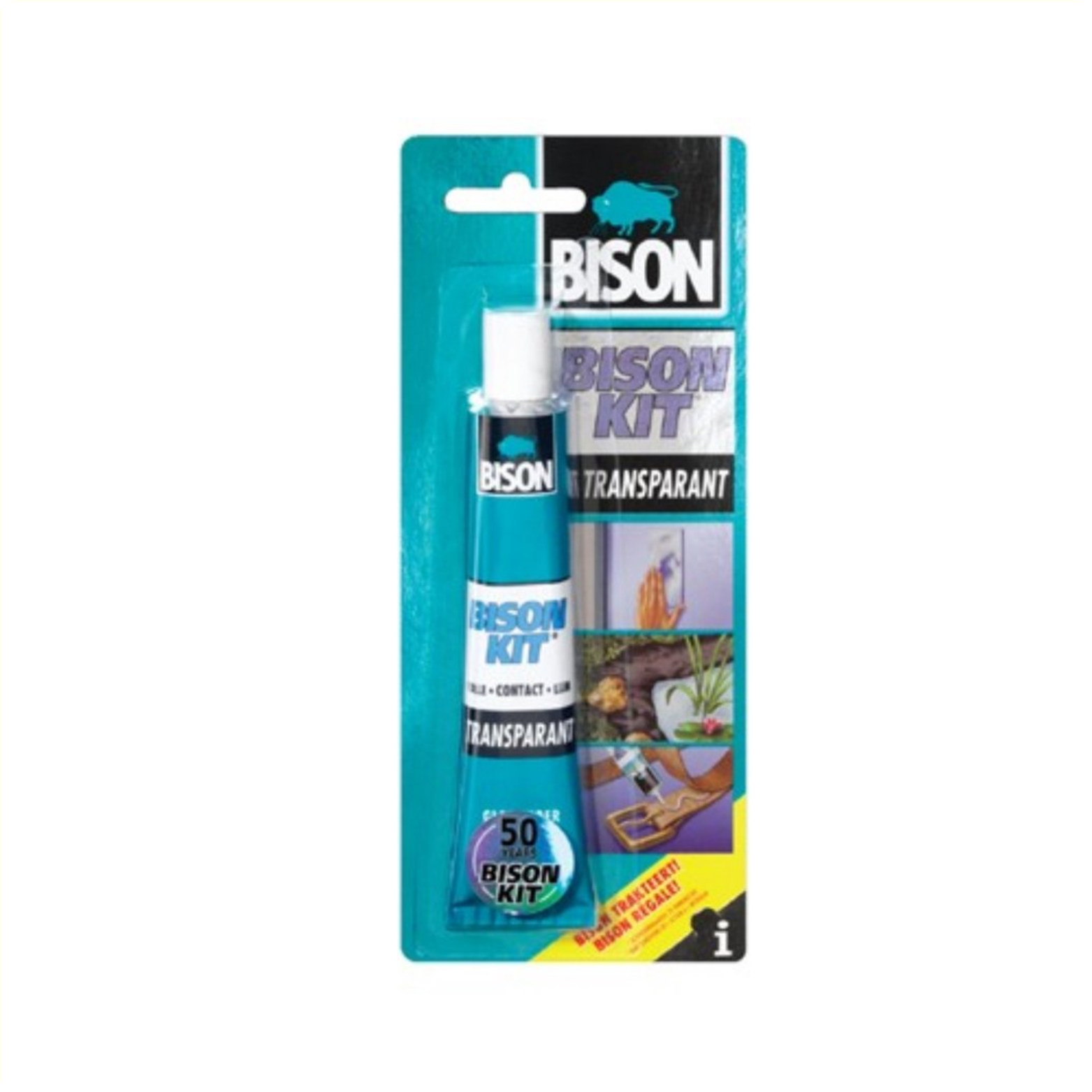 Se Bison Kit 50ml Transparent Lim hos Cykelsadlen.DK