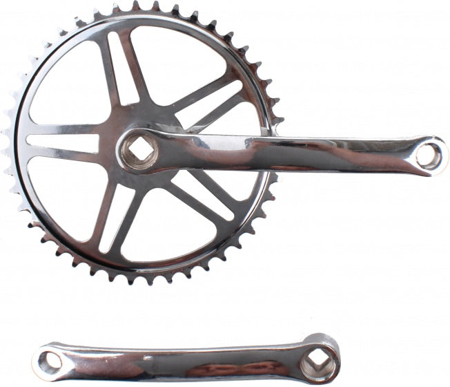 Billede af Stål Crankset 44T 170mm Perfekt til Hverdagscykling - Sølv