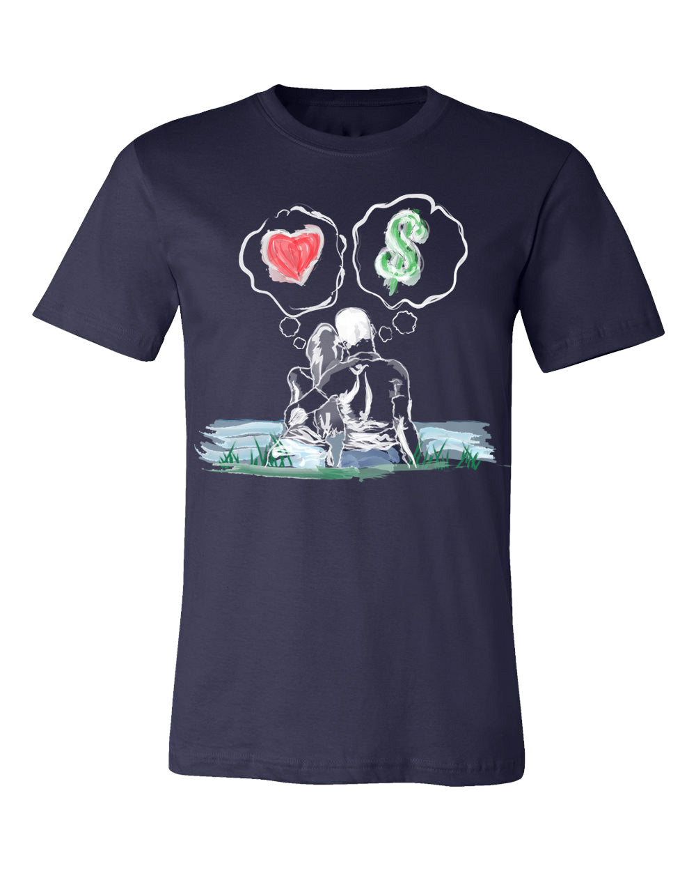 Guy Benson Collection Love Vs Money T-Shirt -Navy – GBC BOUTIQUE
