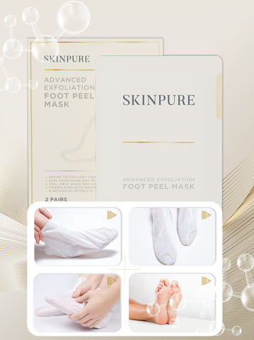 How to use SkinPure Advanced Exfoliation Foot Mask