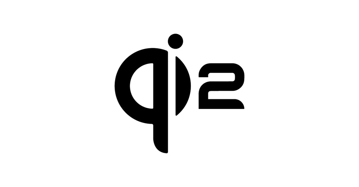 logo of the qi2, a magsafe style wireless charging standard