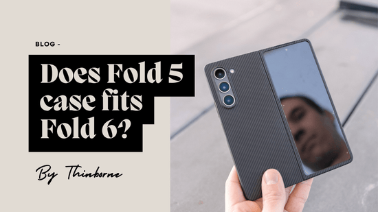 a hand holding a galaxy z fold 6 case, and wondering if a galaxy z fold 5 case can fit a z fold 6