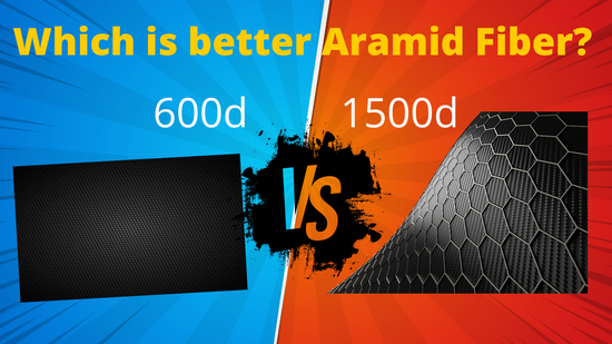 Ein Bild zeigt 600D ARAMID FIBER VS 1500D ARAMID FIBER