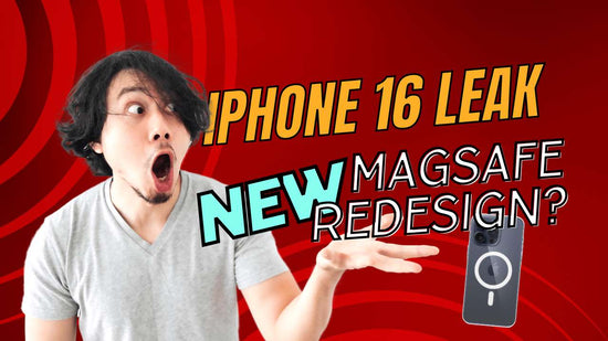 Leak reveals iPhone 16 MagSafe redesign red background