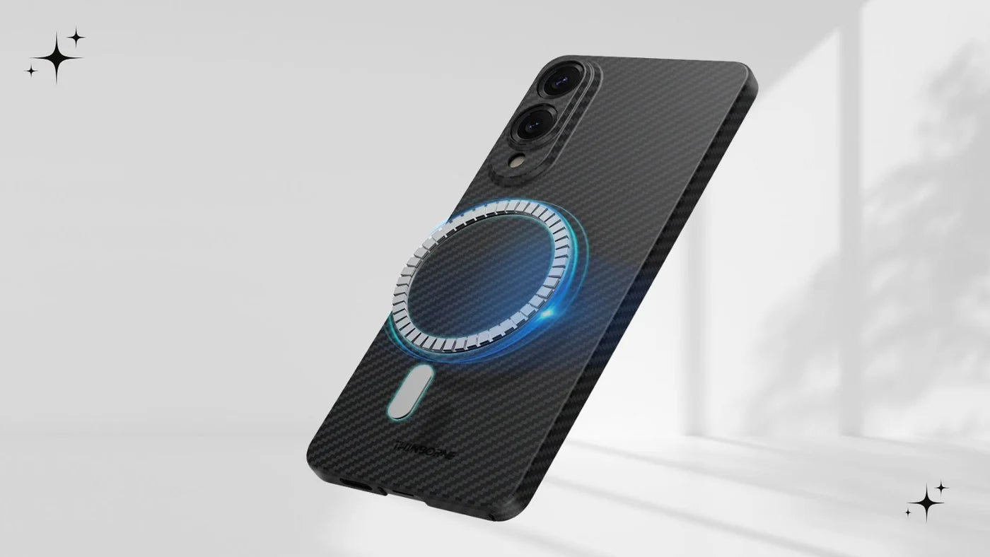 Galaxy s25 edge case thinborne back view