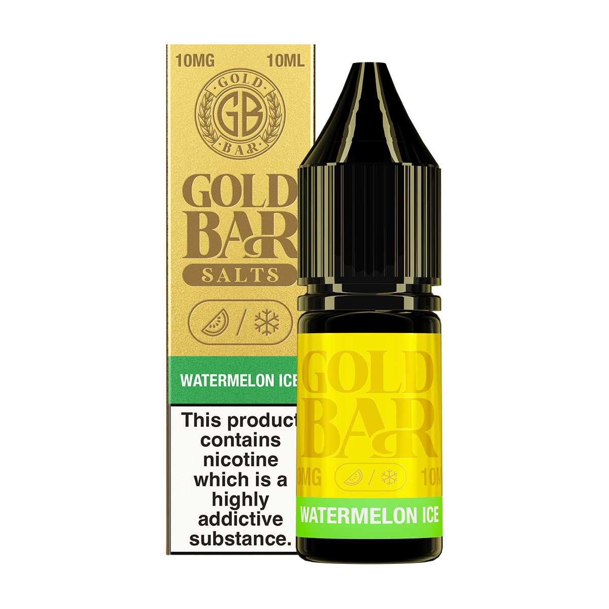 Image of Watermelon Ice Nic Salt by Gold Bar 10ml