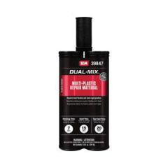 Dual-Mix™ 39847 Multi-Plastic Repair Material, 7 oz Cartridge, Liquid, Gray, 7 min Application, 1 hr Curing