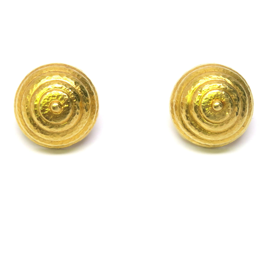Ilias Lalaounis Gold Beehive Swirl Earrings – Stanley Michael ...