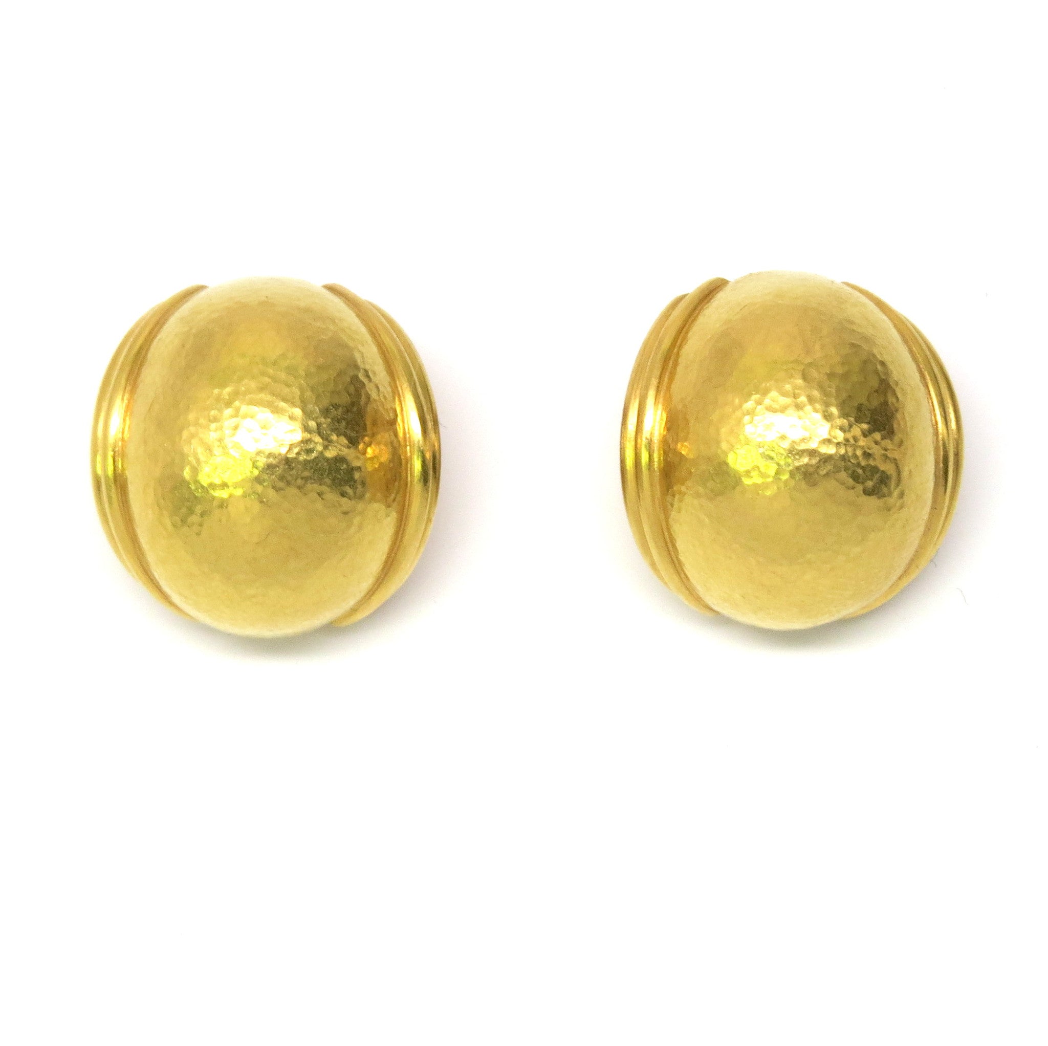 Elizabeth Locke Gold Puff Oval Earrings – Stanley Michael Distinguished ...