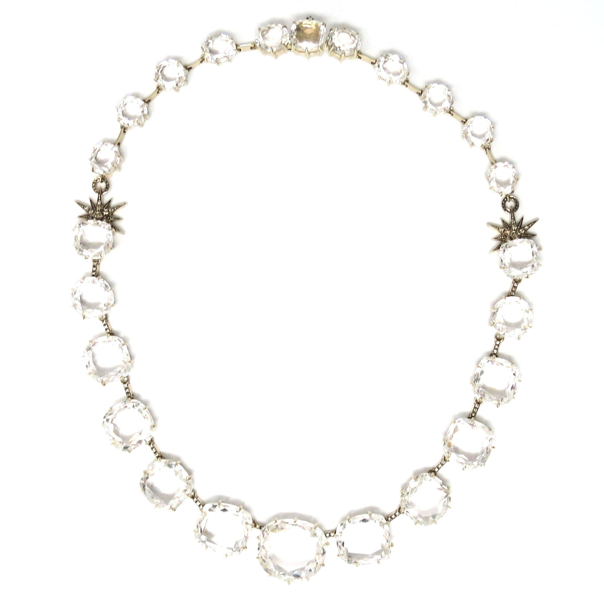 H. Stern Moonlight Crystal Collection Gold Quartz Diamond Necklace ...