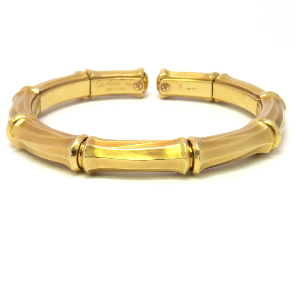 cartier gold bamboo bracelet
