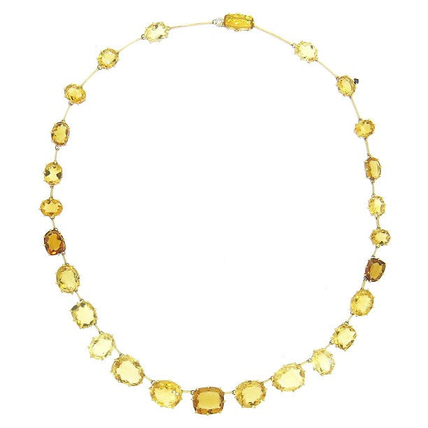 H. Stern Sunrise Collection Gold Citrine Diamond Necklace – Stanley ...