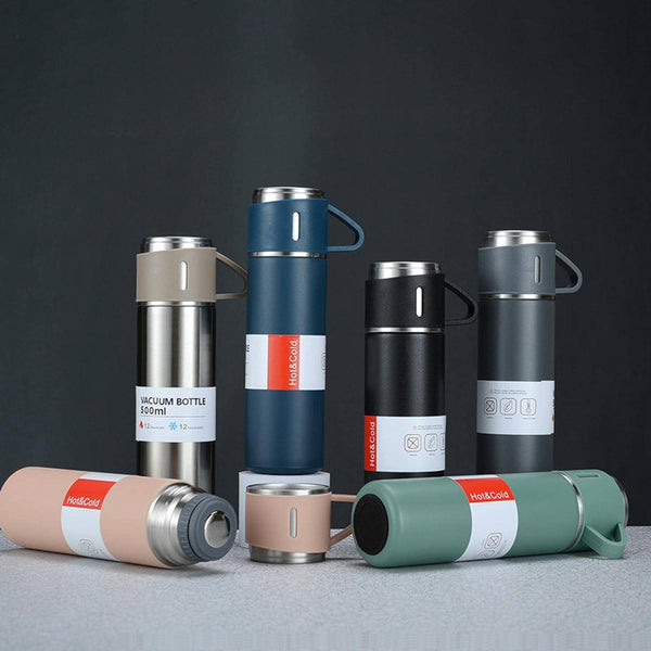 Thermos avec 3 tasses 500ml – PixaMaoc