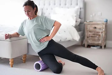 foam roller stretching yoga recovery