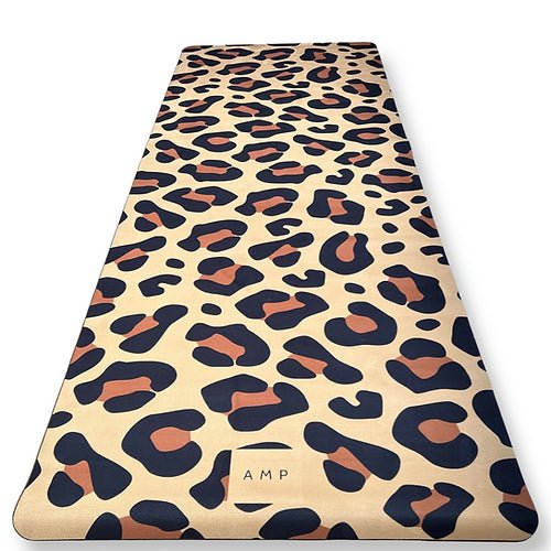 Amp Yoga mat - purple leopard – Ampwellbeing