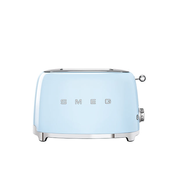 toaster 2 tranches bleu azur 950 w tsf01pbeu smeg