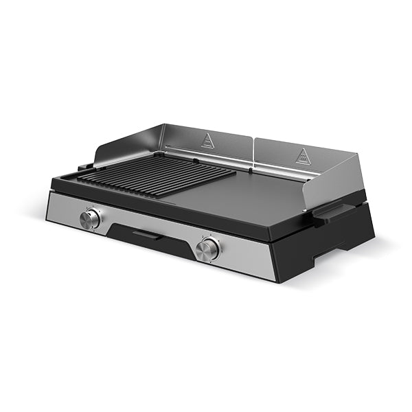 plancha grill électrique 2200 w kitchen chef professional