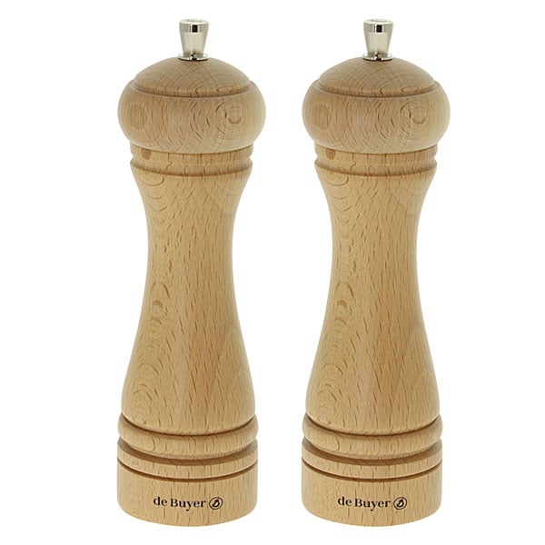 set moulins à poivre et à sel java naturel 18 cm de buyer