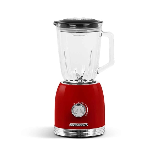 blender vintage 1,5 l 800 w scbl15r rouge schneider