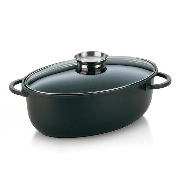 cocotte à braiser en fonte d'aluminium kerros 8 l kela