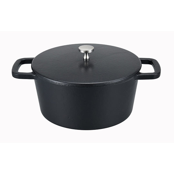 mini cocotte ronde 14 cm black design baumalu