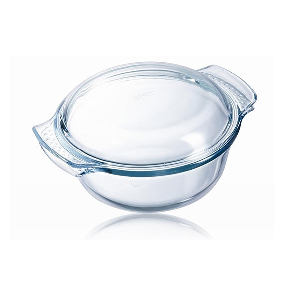 cocotte ronde en verre 5,1 l classic pyrex