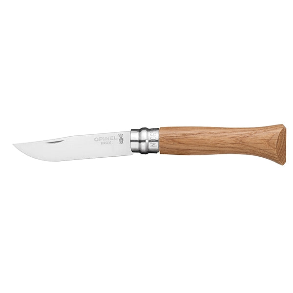 Couteau pliant N°06 Inox 7 cm manche en Chêne Opinel