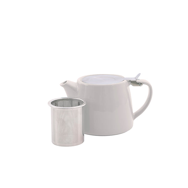 théière avec infuseur blanc cassé 500 ml point virgule