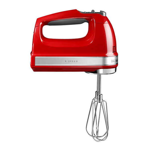 batteur à main 9 vitesses empire 85 w 5khm9212eer rouge kitchenaid