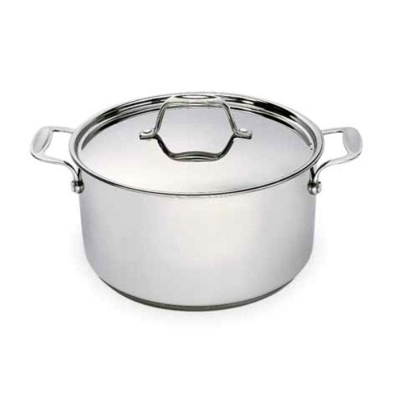 faitout chef inox avec couvercle 28 cm 8,5 l beka