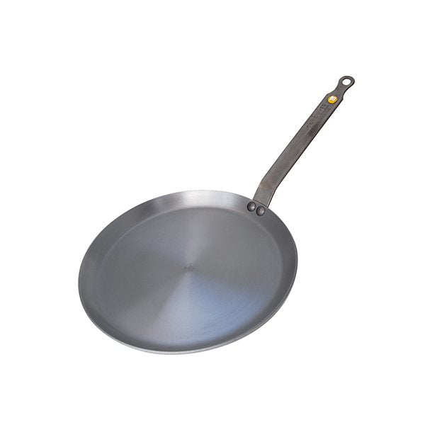 poêle à crêpes tôle d'acier blanc mineral b element 24 cm de buyer