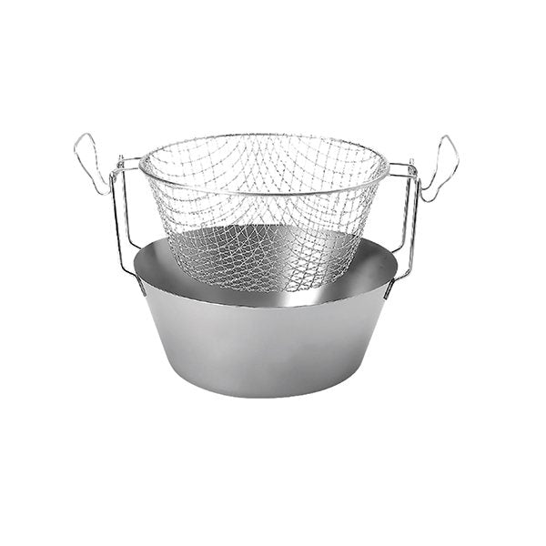 friteuse traditionnelle avec bassine inox 20 cm artame