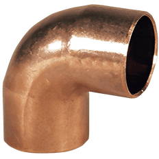 Picture of 1-1/4 inch 90 Deg Wrot Copper Elbow, SWT x SWT