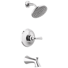 Picture of Delta Single Handle 1.75 gpm Pressure Balanced Single-Function Tub and Shower Trim, Chrome