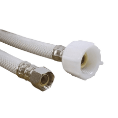 Picture of 3/8 inch OD x 7/8 inch Ballcock x 12 inch Flexible Toilet Connector, White