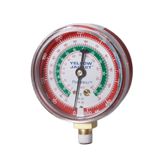 Picture of Yellow Jacket 2-1/2 inch Manifold Pressure Gauge, Red, 0-800 kg/cm2/psi, R-410A (°F and °C)