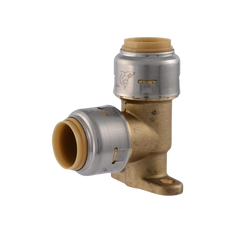 Picture of SharkBite Max 1/2 inch Brass Drop Ear Elbow, Push-Fit x FIP
