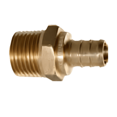 Picture of 3/4 inch x 1 inch Brass PEX Male Adapter, PEX Barb x MIP