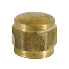 Picture of BrassCraft 3/8 inch OD Brass Flare Cap, 9/16-24 Fine Thread